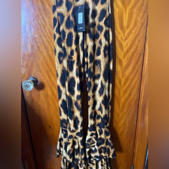 Cheetah Ruffle Jumpsuit - Picture 4 of 6